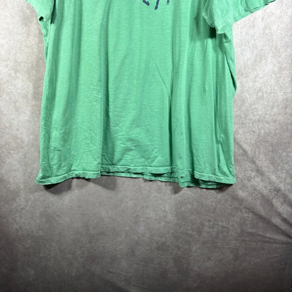 Polo Ralph Lauren T-shirt Mens Size 4XLT Green Big Pony Logo Jersey Slub Polo 67